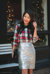 skirt and sequin
